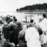 Крещение. Лето 1991 года. Молодёжный хор участвует в богослужении