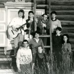 1989 г. Чита. Музыкальная группа из Иркутской церкви поддерживает служение миссионеров